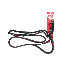 KONG Zero-Shock Leash - Schwarz -ROYAL CANIN Verkaufsgeschäft kong zero shock leash zwart 178519 0500 none